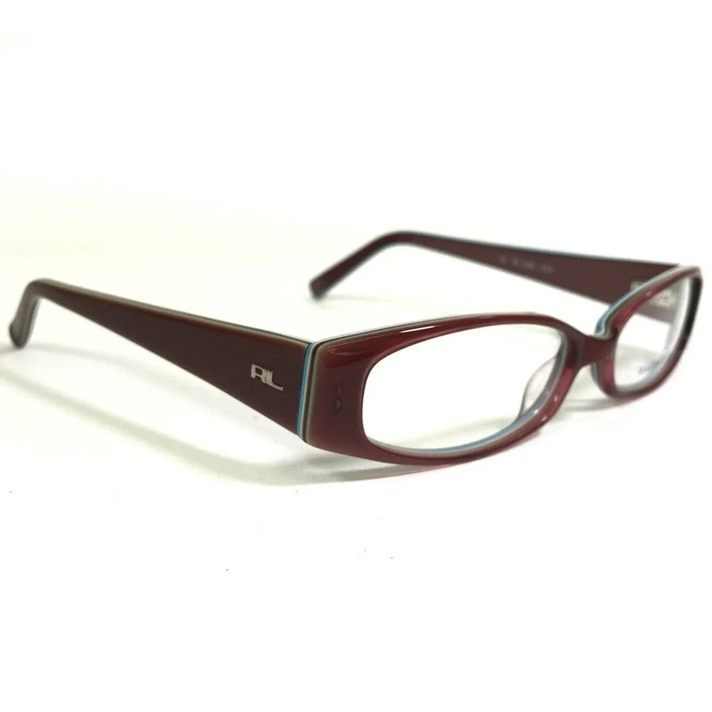 Ralph Lauren Eyeglasses Frames RL 1446 0QZ4 Brown Rectangular Full Rim 51-15-135